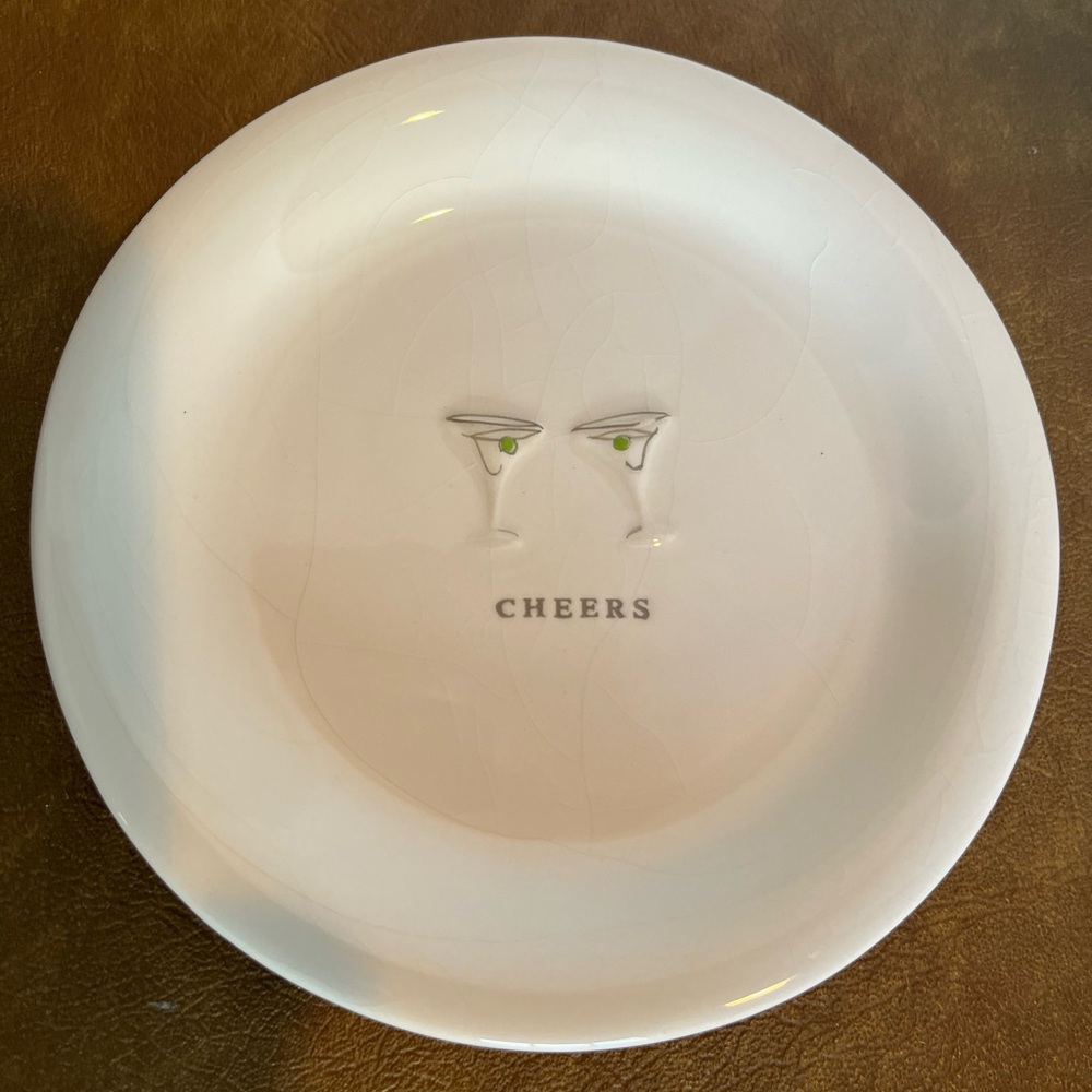 Williams Sonoma Marketplace Cheers Series Appetizer Plates Set of Six